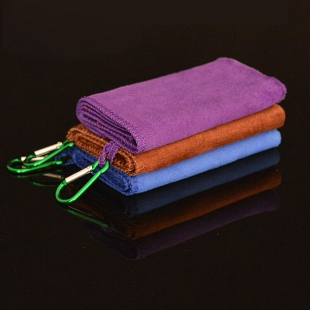 Clothing Wipe Hands Towels Fishing Towel with Climbing Carabiner Absorbent